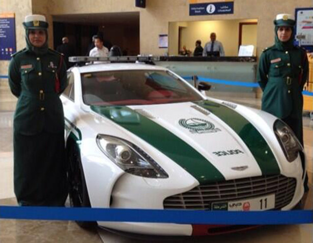 dubai police aston one-77