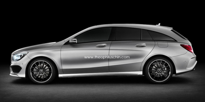 Mercedes CLA Shooting Brake - Vista lateral