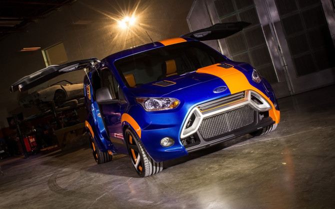 Ford’s 2014 Transit Connect Sizzles for SEMA Courtesy of Hot W