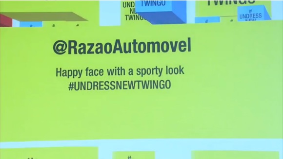 Renault Twingo 2014 tweet