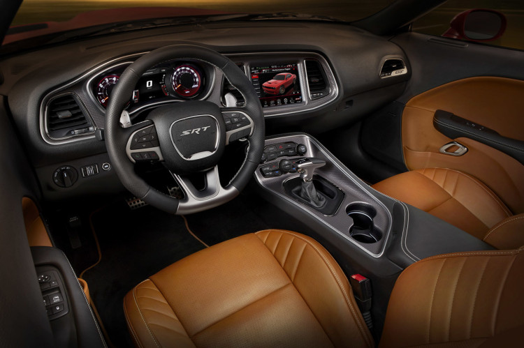 2015 Dodge Challenger SRT Hellcat Sepia Laguna leather