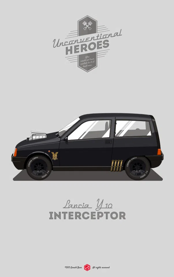 Lancia Y10, Mad Max
