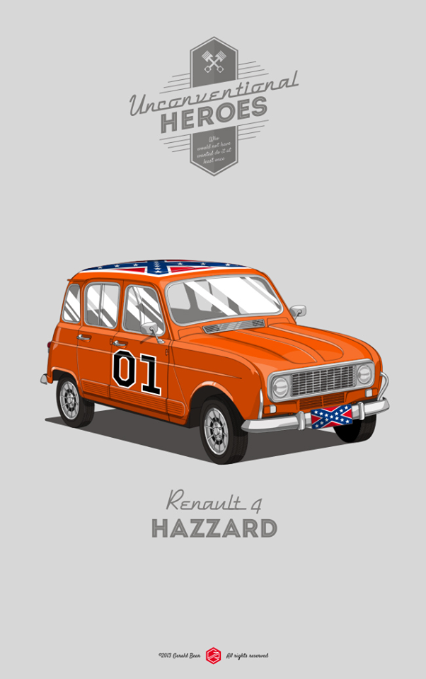 Renault 4L, Dukes of Hazzard