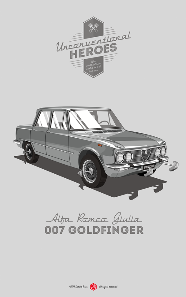 Alfa Romeo Giulia, 007 Goldfinger