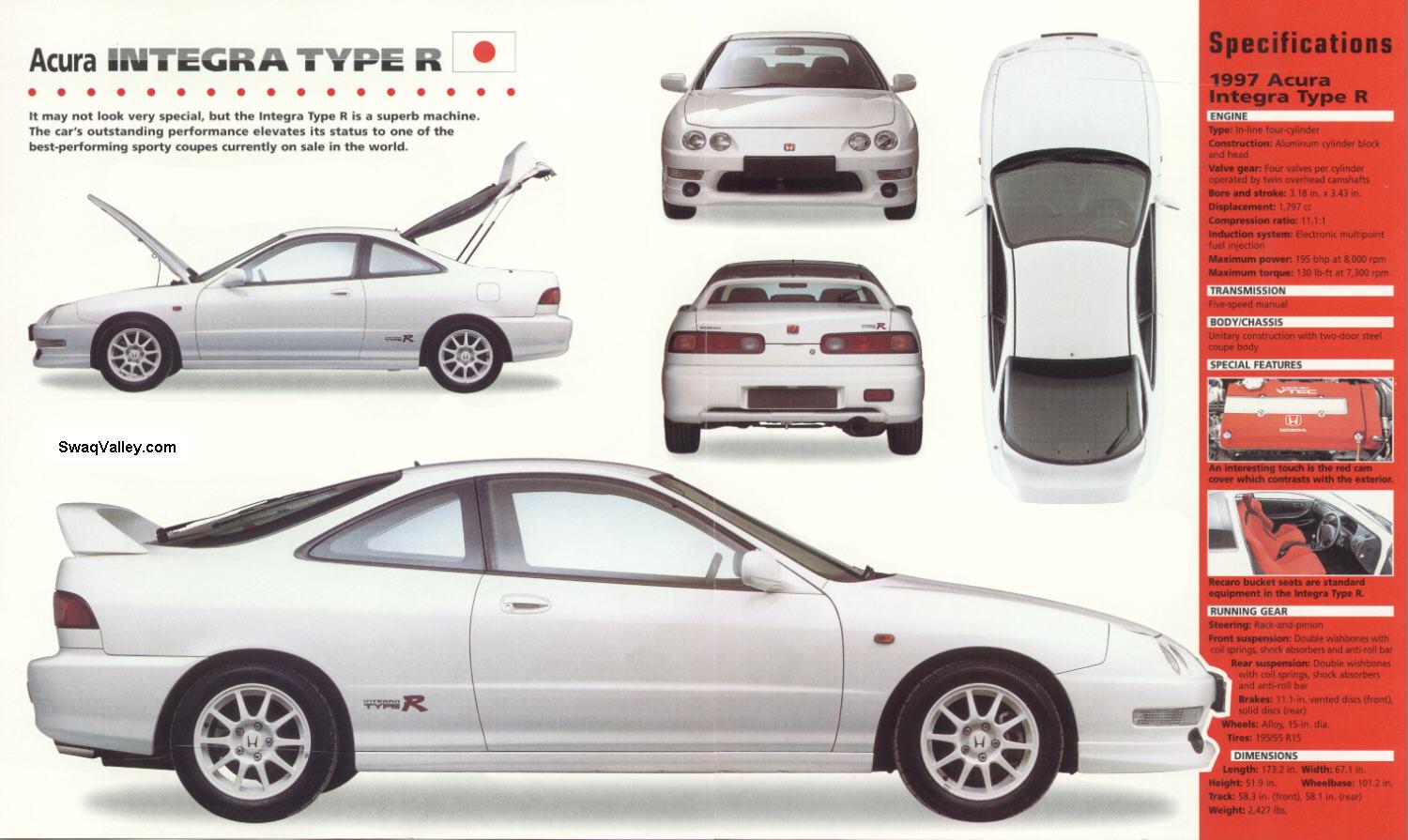 Acura Integra Type R, 1997