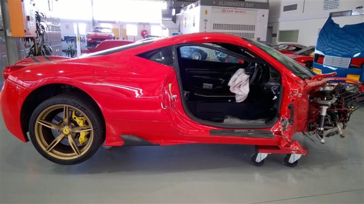 Ferrari 458 Speciale Crashed 06