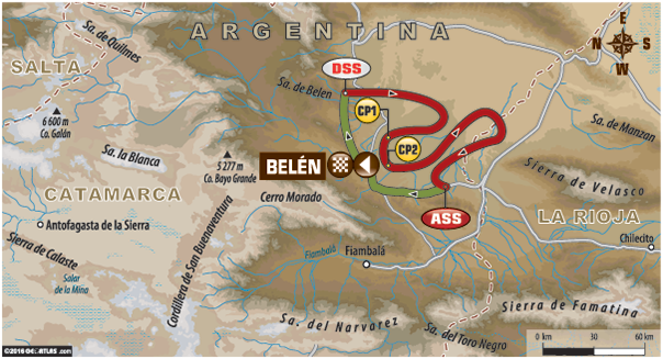 dakar mapa