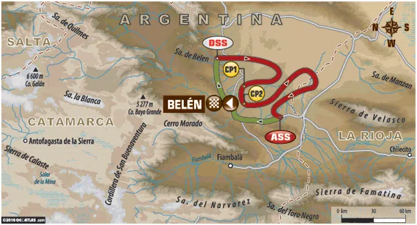 dakar mapa