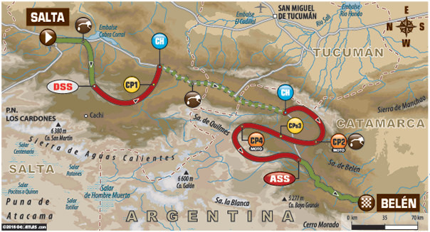 mapa dakar 8