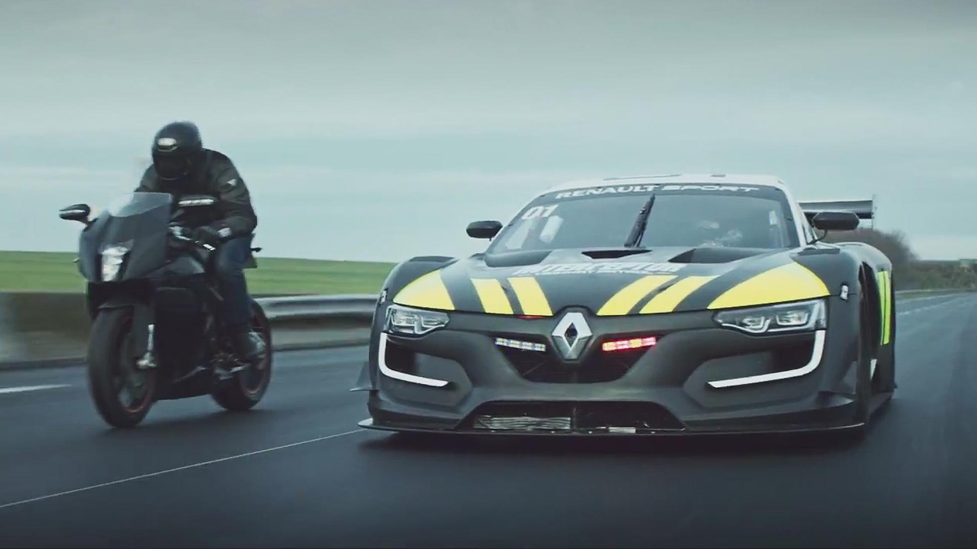 Renault Sport RS01: carro de corrida tem dia de viatura policial