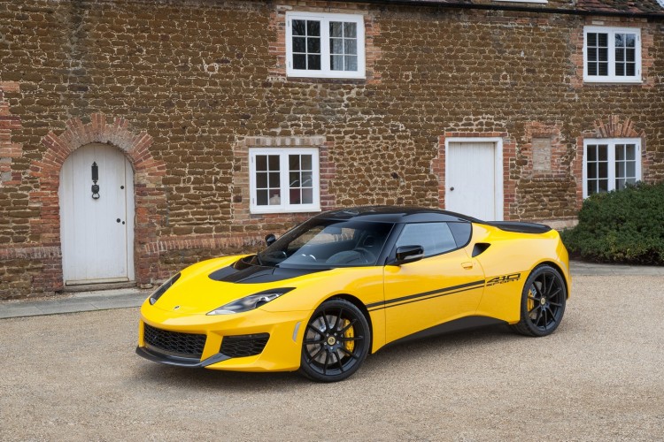 Lotus Evora Sport 410, vista frente 3/4