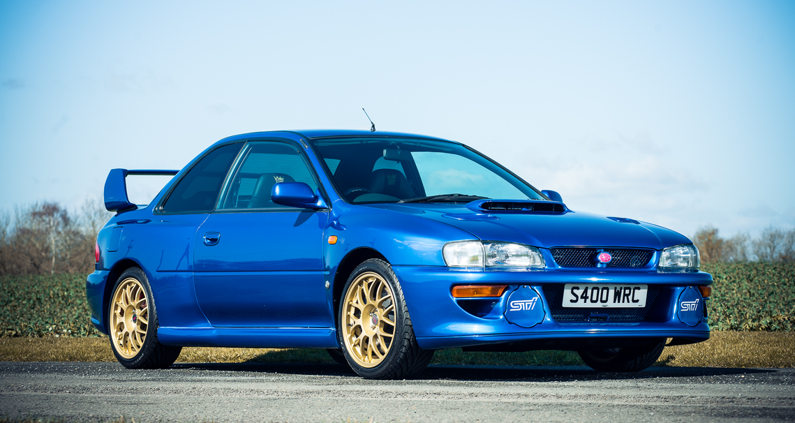 Este Subaru Impreza 22B STI tem 4.000 km e vai a leilão