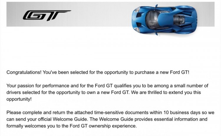 email ford GT