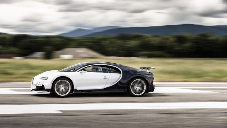 Bugatti Chiron aceleração