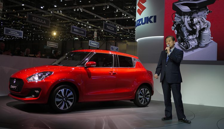 2017 Suzuki Swift em Genebra