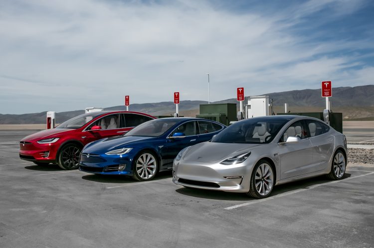 Tesla Model X, Tesla Model S e Tesla Model 3