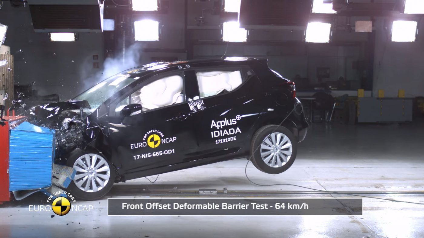 2017 Nissan Micra Euro NCAP teste