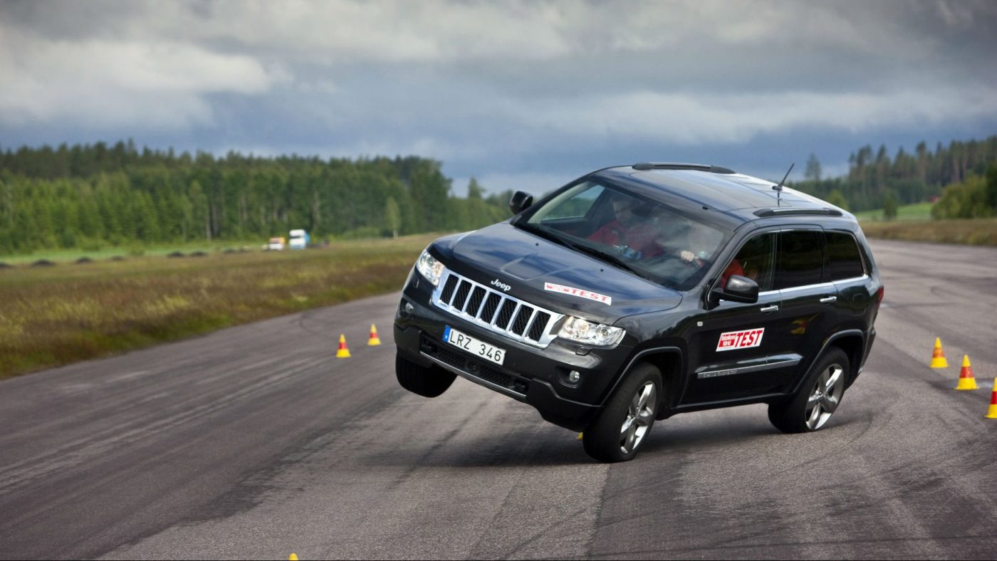 Teste do Alce Jeep Grand Cherokee