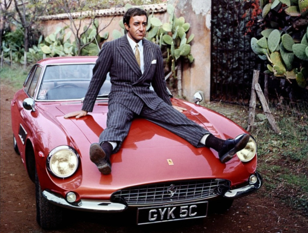 Peter Sellers e o seu Ferrari 500 Superfast