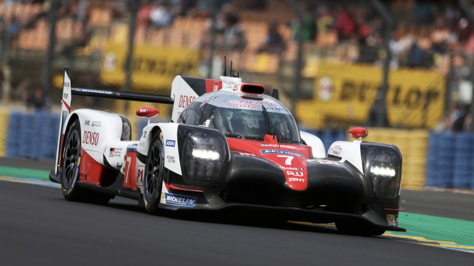 Toyota Gazoo Racing TS050 número 7 em Le Mans - dia de testes