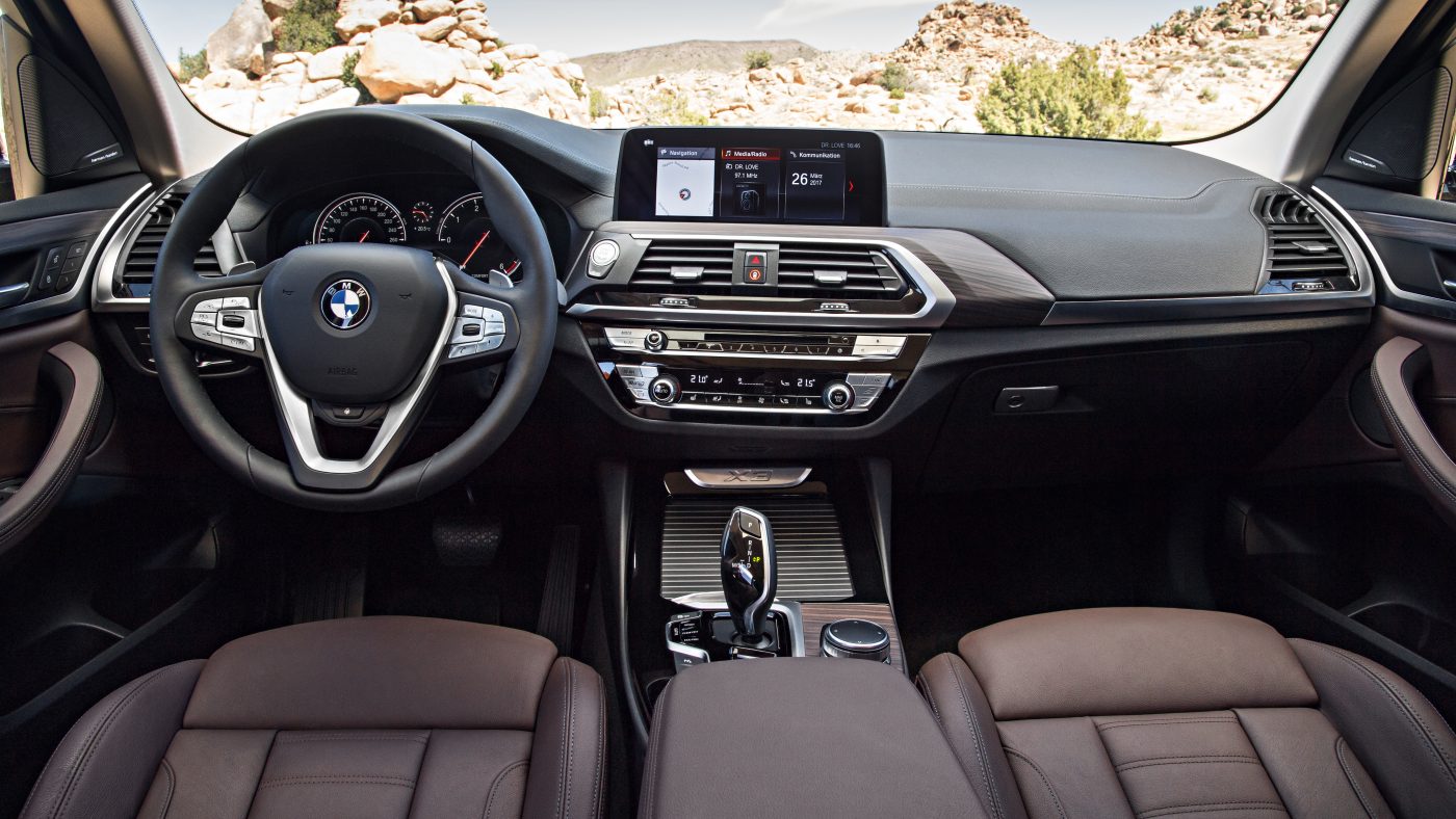 BMW X3 interior