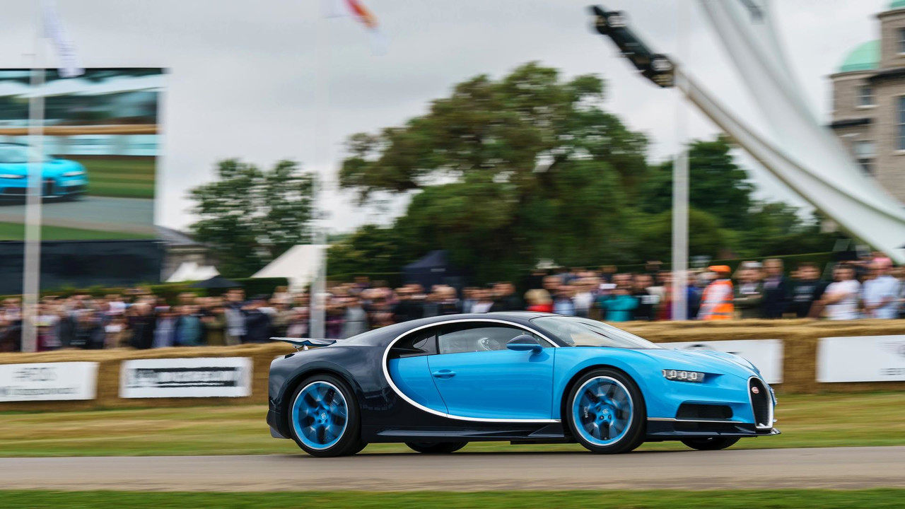 Bugatti Chiron em Goodwood