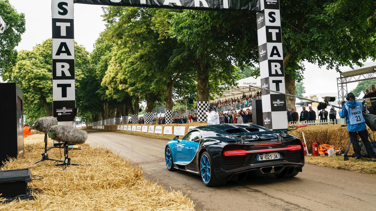 Bugatti Chiron em Goodwood