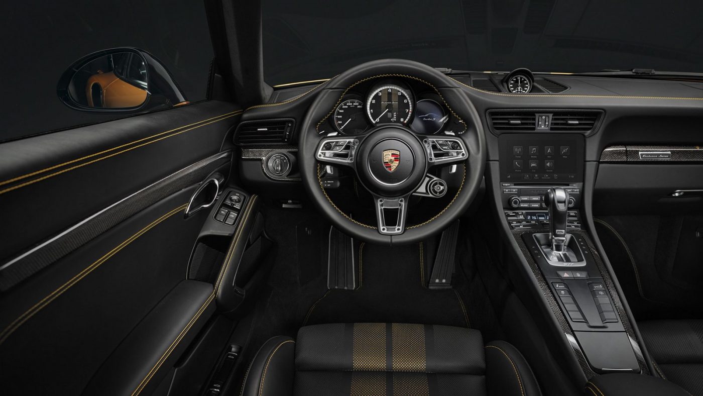 Porsche 911 Turbo S Exclusive Series interior