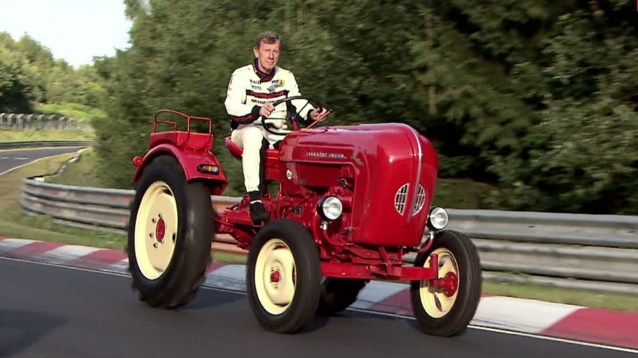 Porsche Junior no Nürburgring com Walter Röhrl