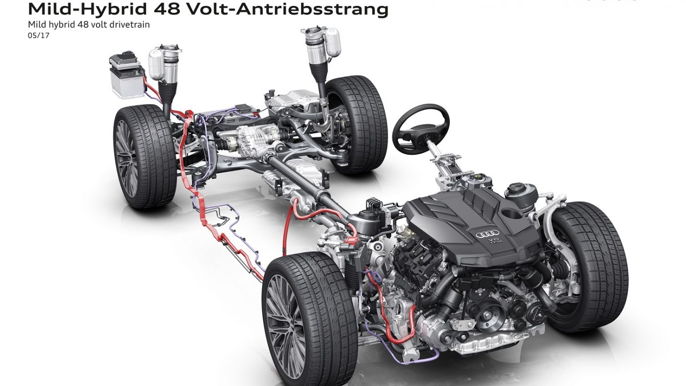 Audi A8 Mild-Hybrid system