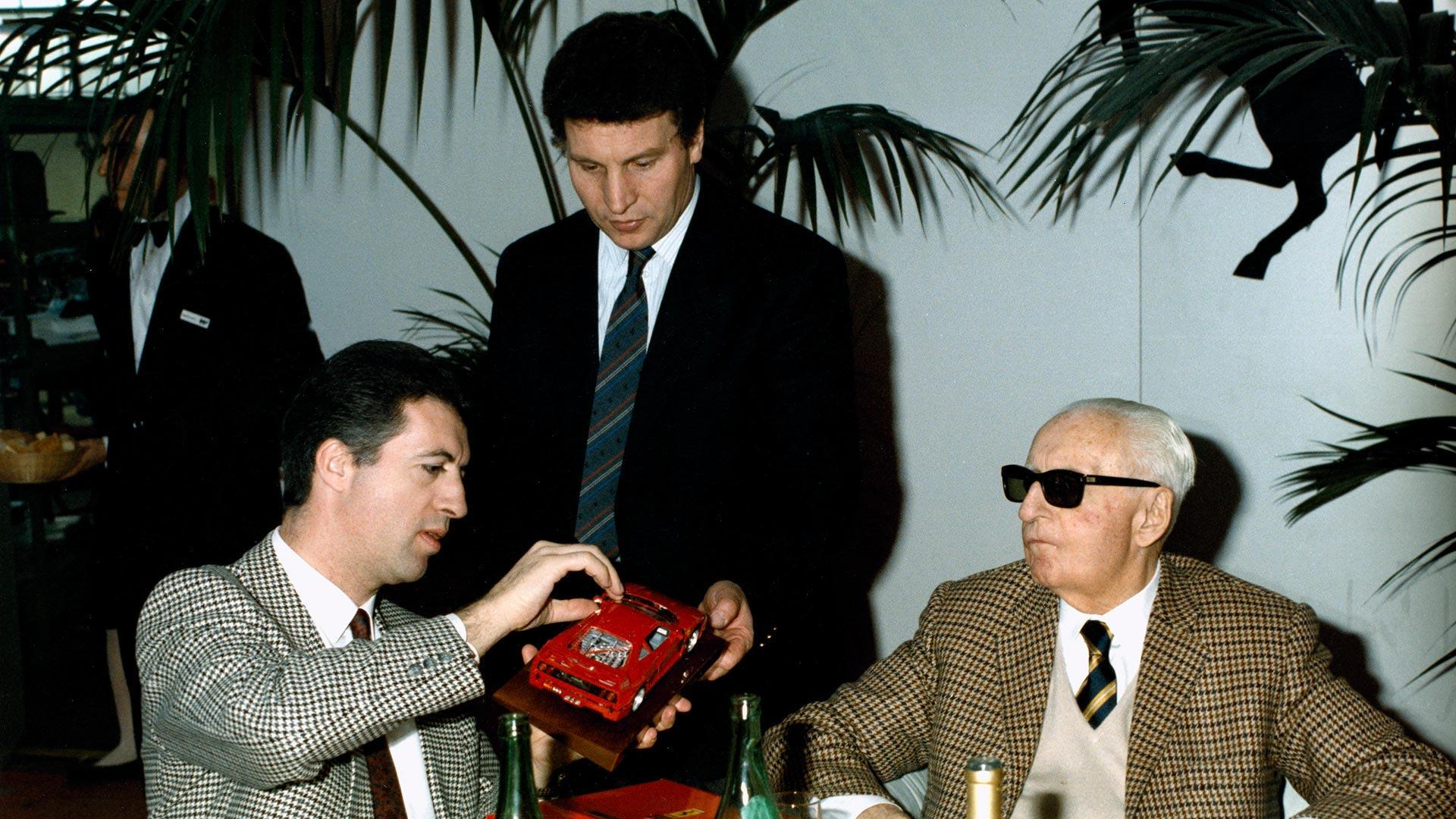 Enzo Ferrari e Piero Ferrari