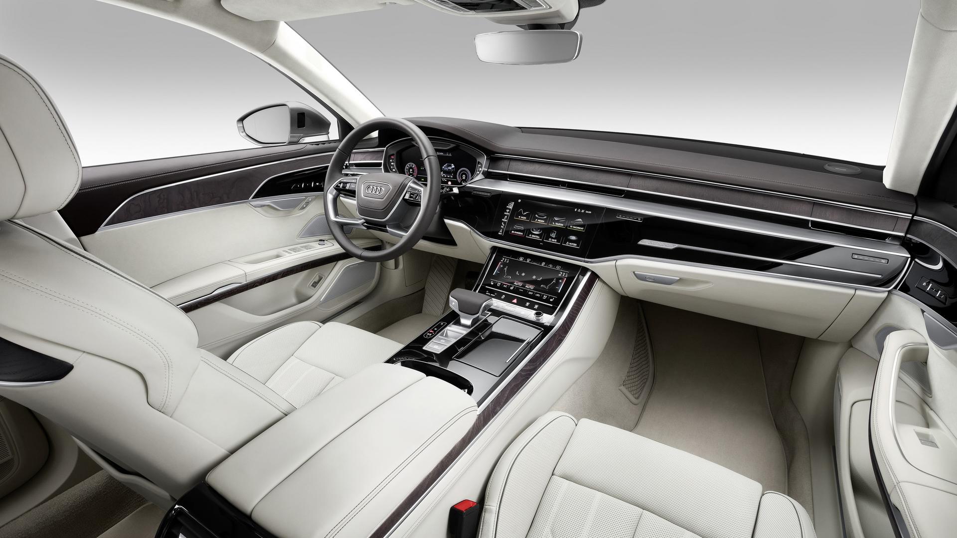 2018 Audi A8 interior