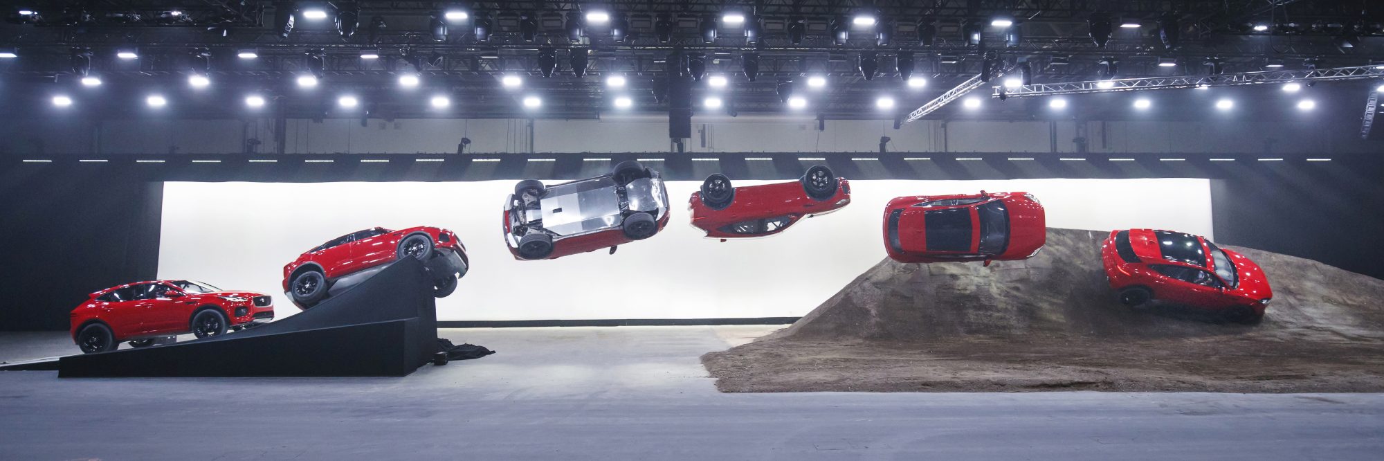 Jaguar E-PACE barrel roll