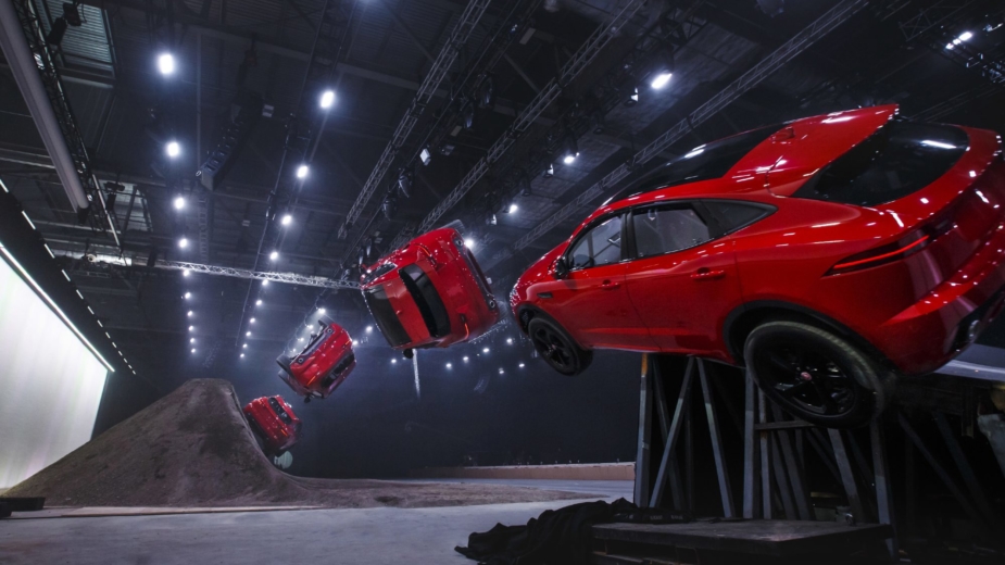 Jaguar E-PACE barrel roll