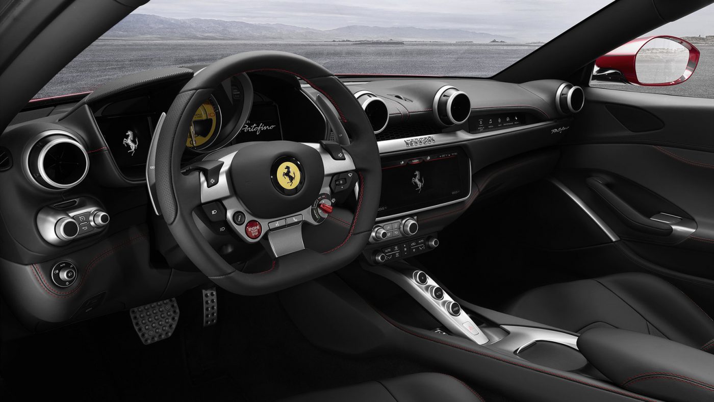 Ferrari Portofino interior