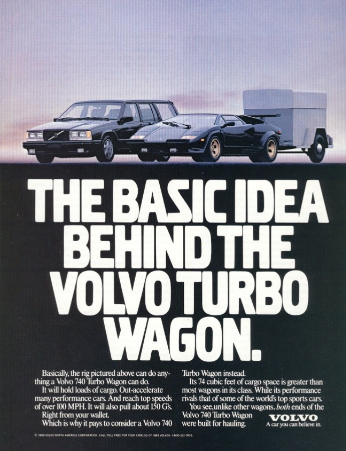 Anúncio Volvo Turbo Wagon