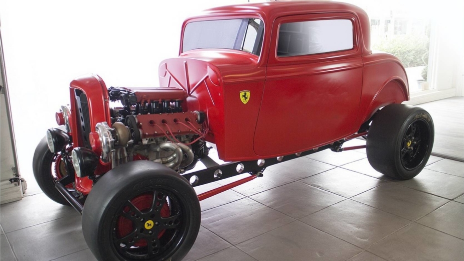 Hot Rod - Ford de 1932 com Ferrari V8 Twin Turbo