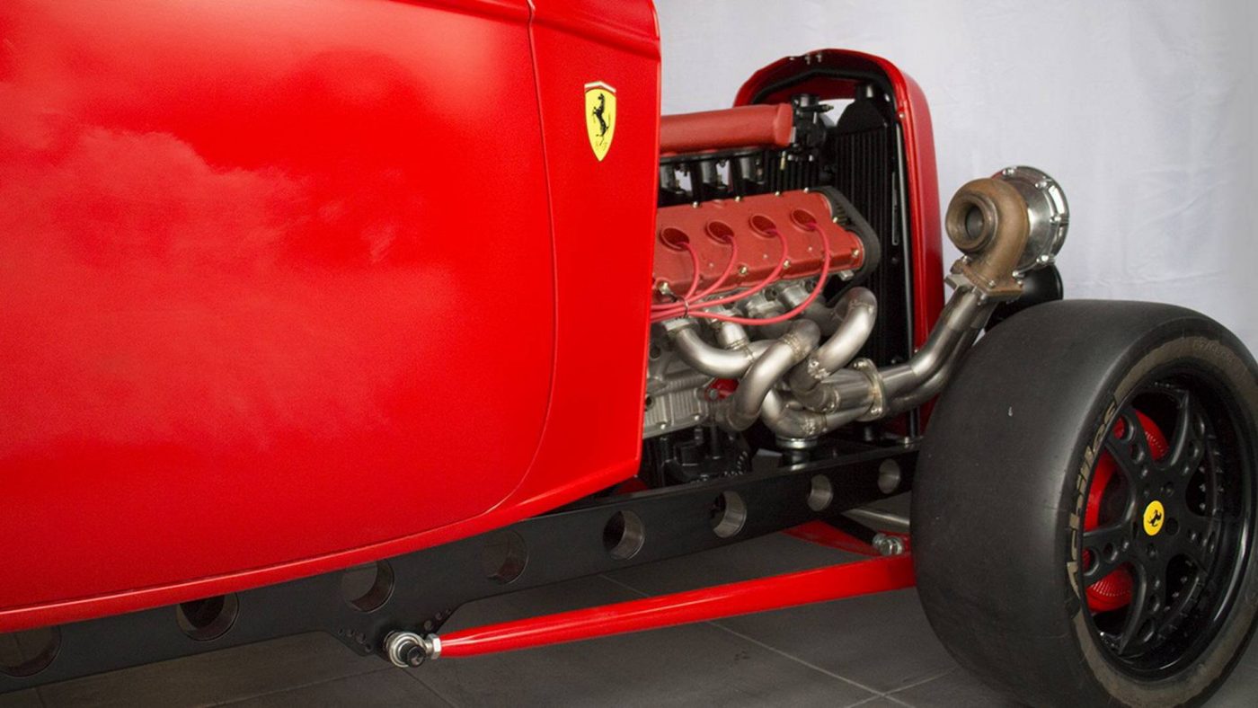 Hot Rod - Ford de 1932 com Ferrari V8 Twin Turbo