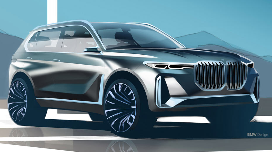 BMW X8 poderá derivar do BMW X7 iPerformance (render)