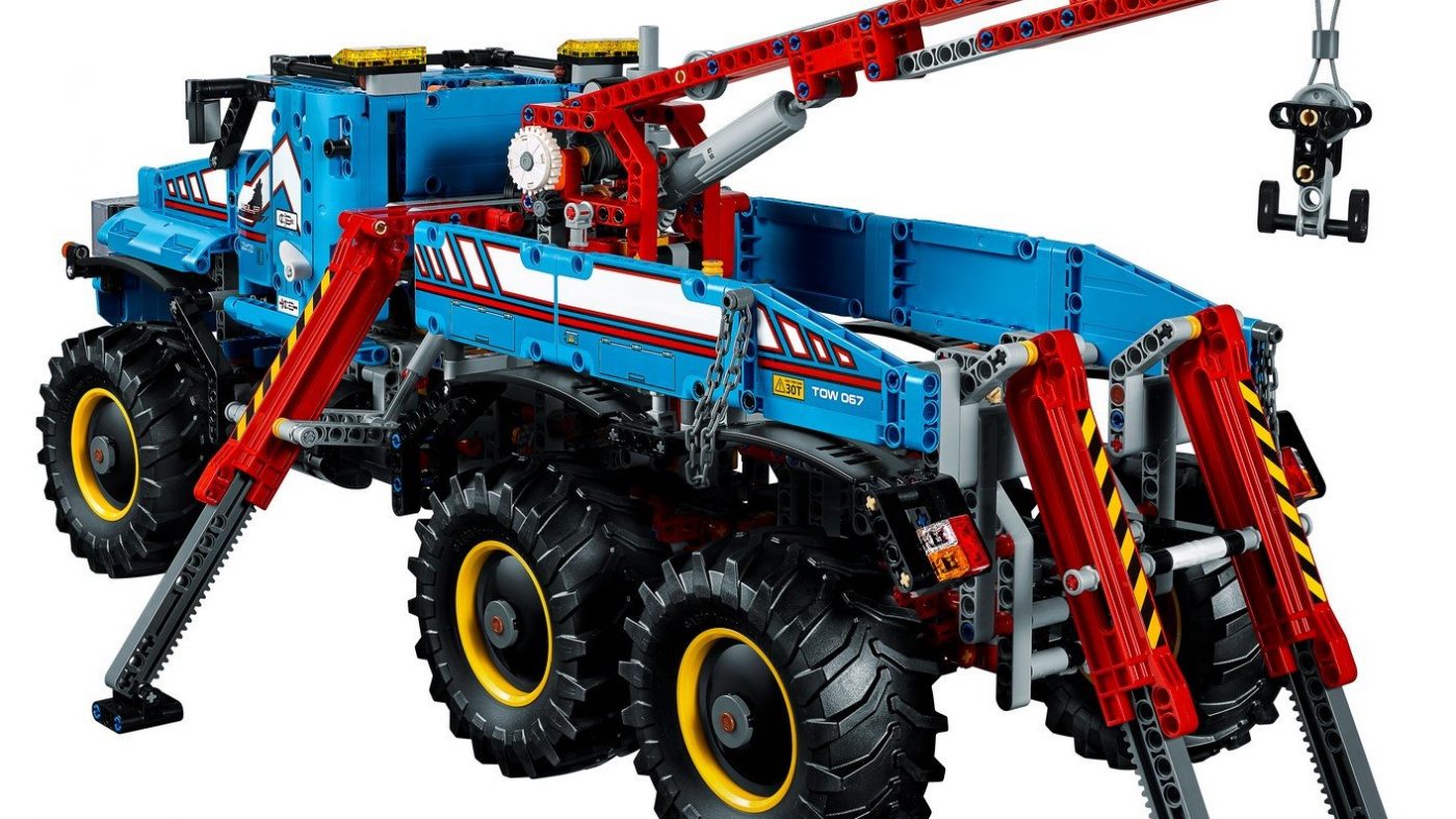 6x6 all terrain truck lego