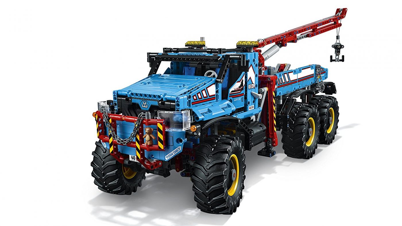 6x6 all terrain truck lego