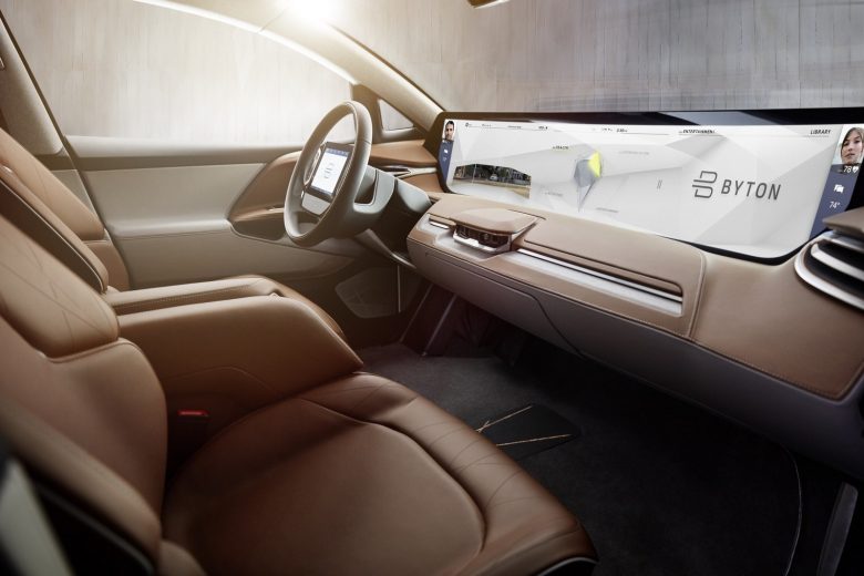 BYTON EV SUV interior