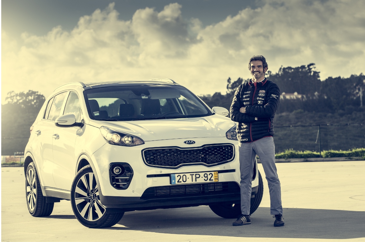 Manuel Gião e o Kia sportage