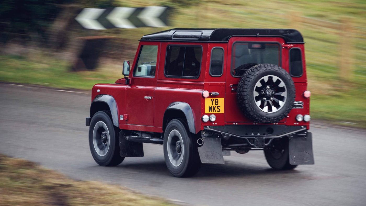 land rover defender works