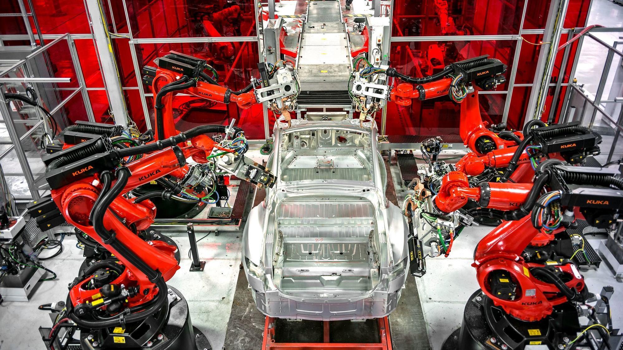 Tesla Model 3 — Linha de produção