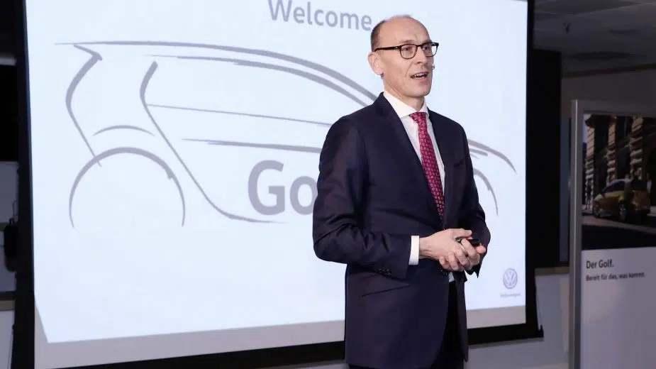 Volkswagen Golf 8 teaser — Ralf Brandstätter, Membro do Conselho de Aquisições