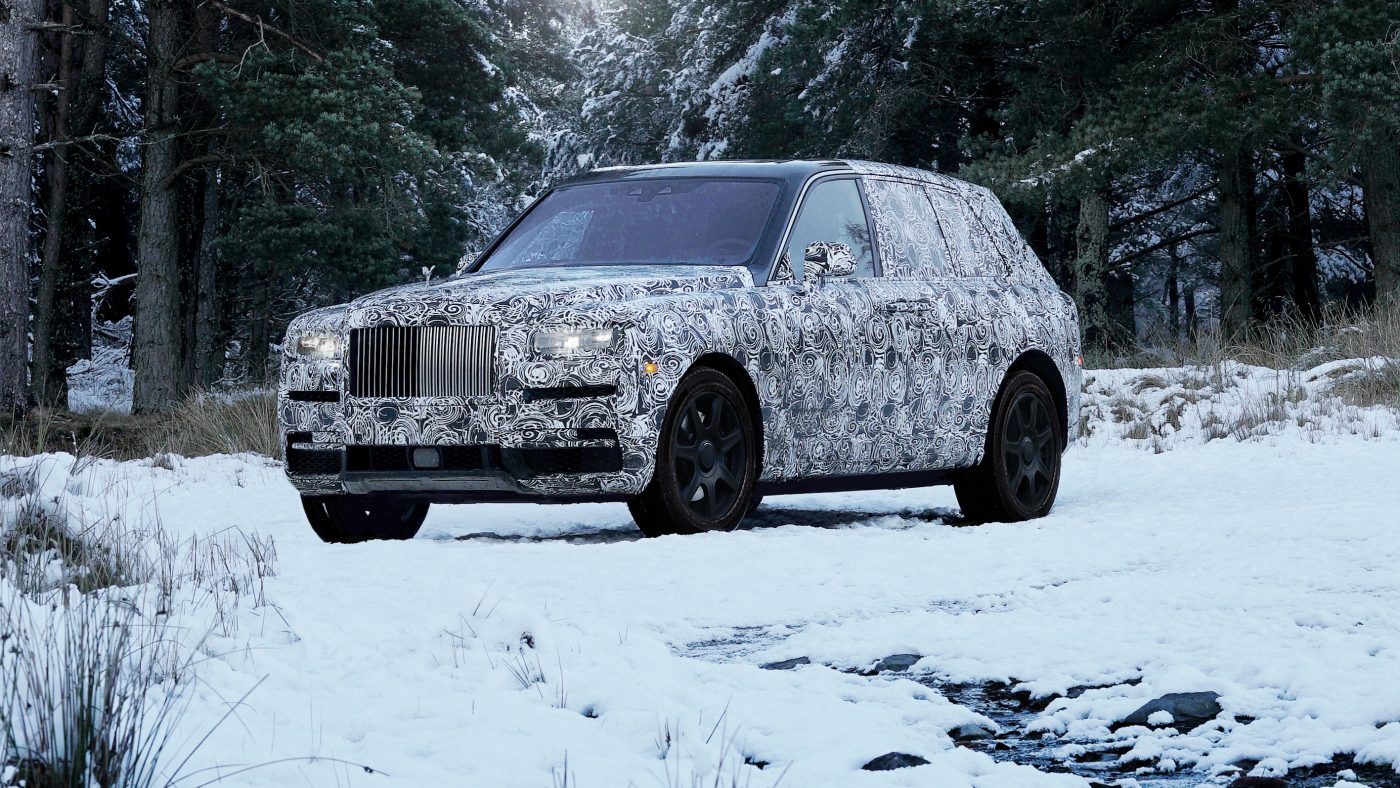 Rolls-Royce Cullinan camuflado 2018