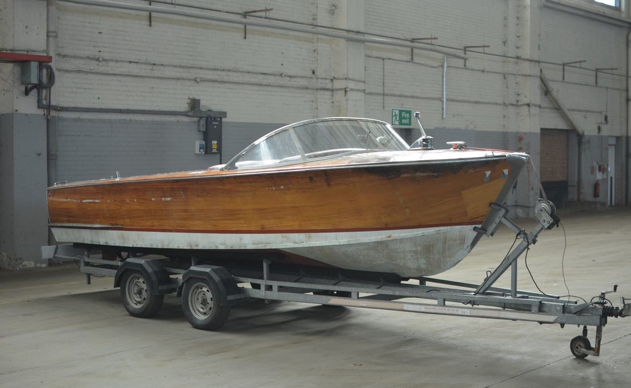 Riva, estilo Piantoni Runabout Boat, 1960