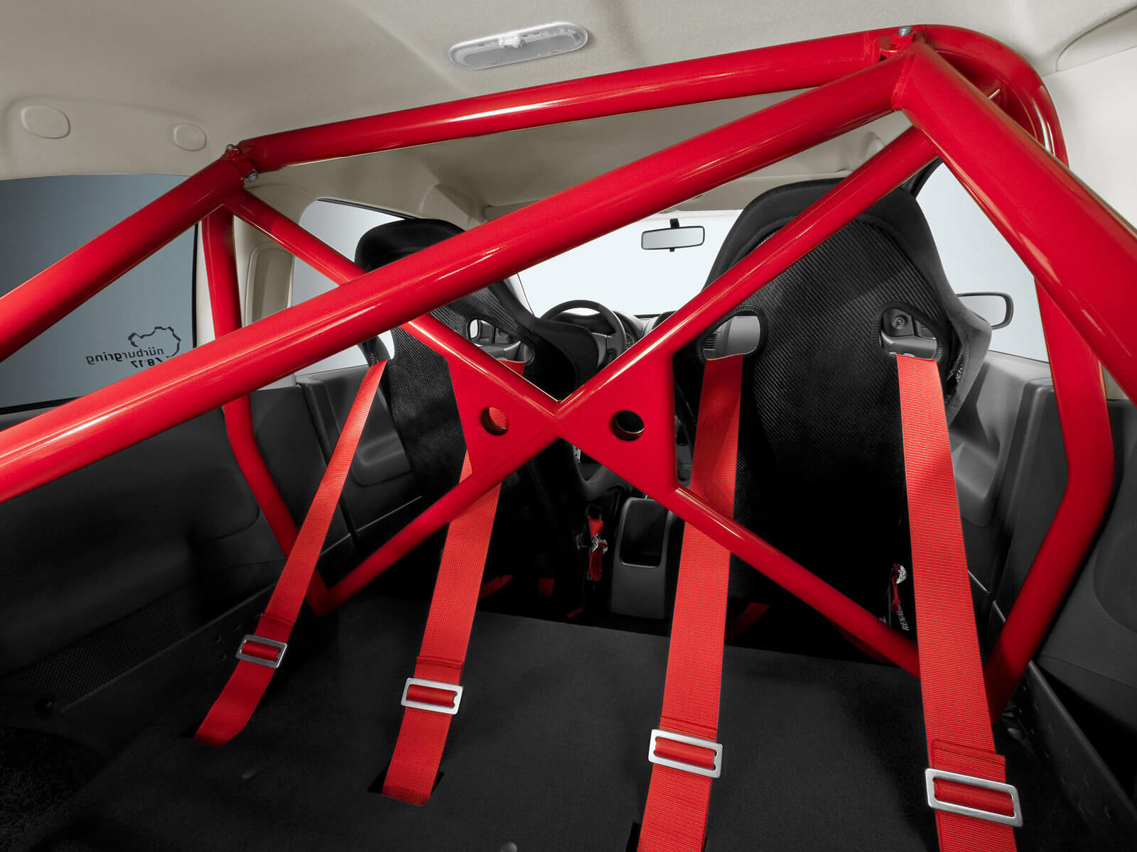 Renault Megane RS R26.R com roll cage