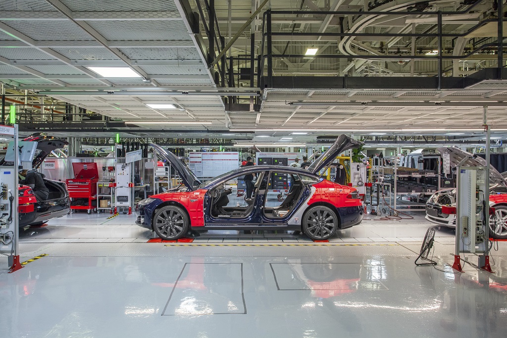 Tesla Model S fabrica Fremont 2018